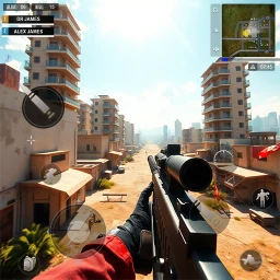 Icône de Jeux De Tir Commando Fps 3d